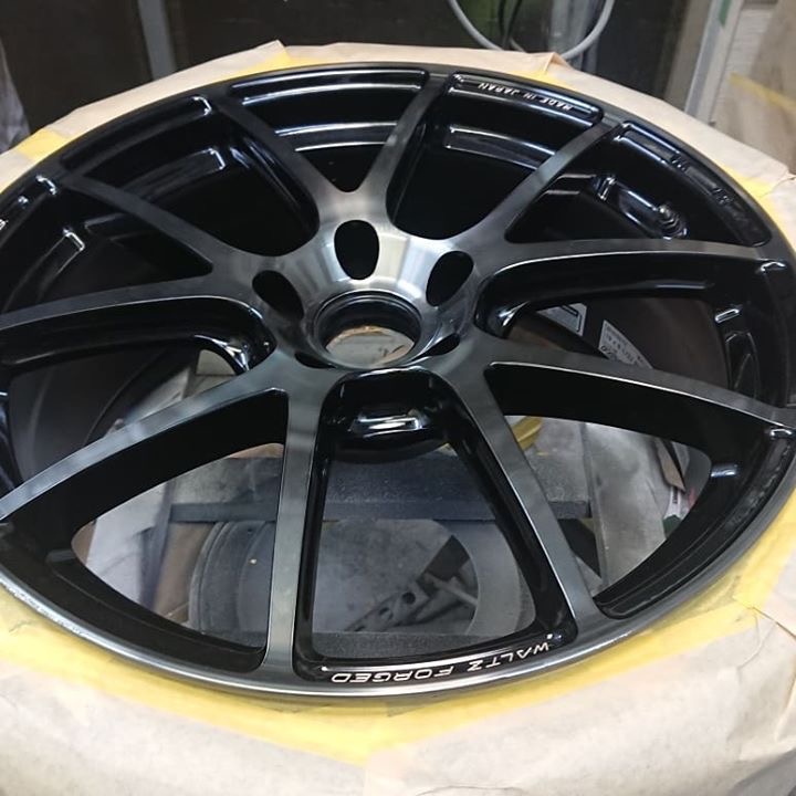 RAYSホイール 施工前