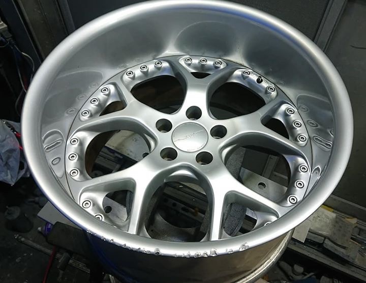 深リムホイール 施工前