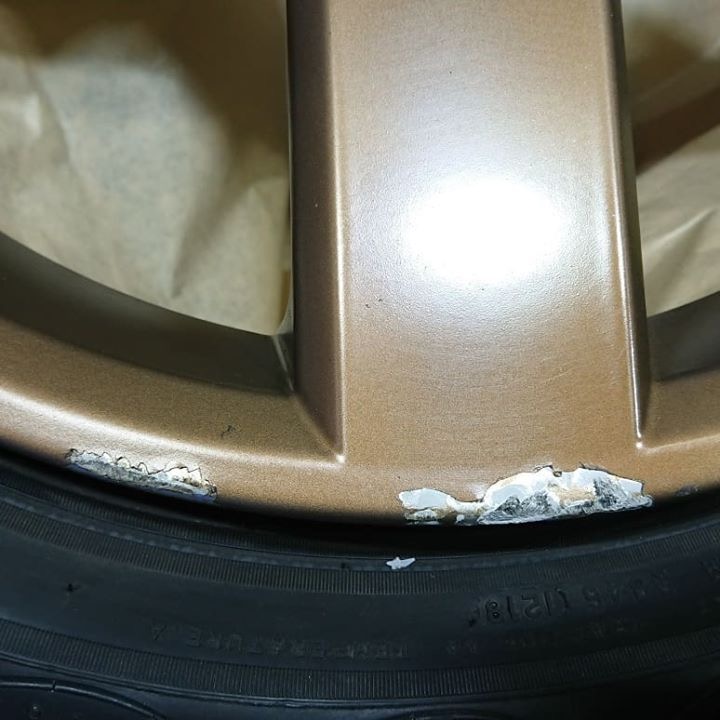 ボルボホイール 施工前