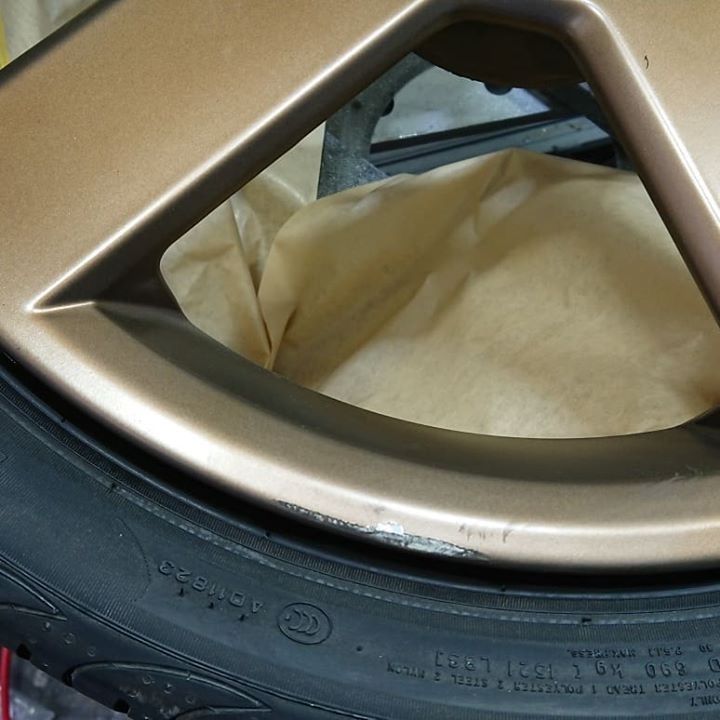 ボルボホイール 施工前