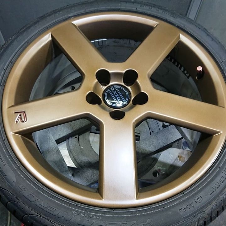 ボルボホイール 施工後