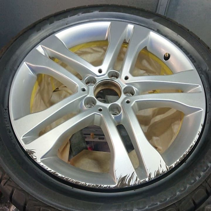 メルセデスベンツ純正ホイール 施工前