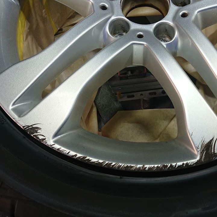メルセデスベンツ純正ホイール 施工前