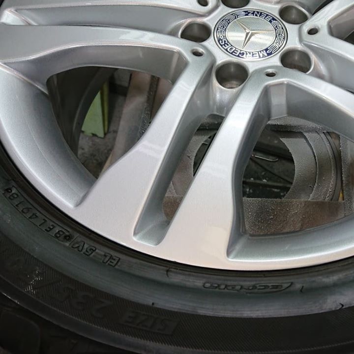 メルセデスベンツ純正ホイール 施工後