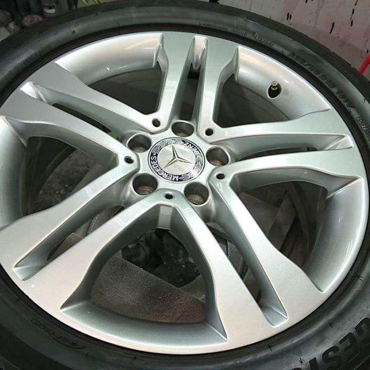 メルセデスベンツ純正ホイール 施工後