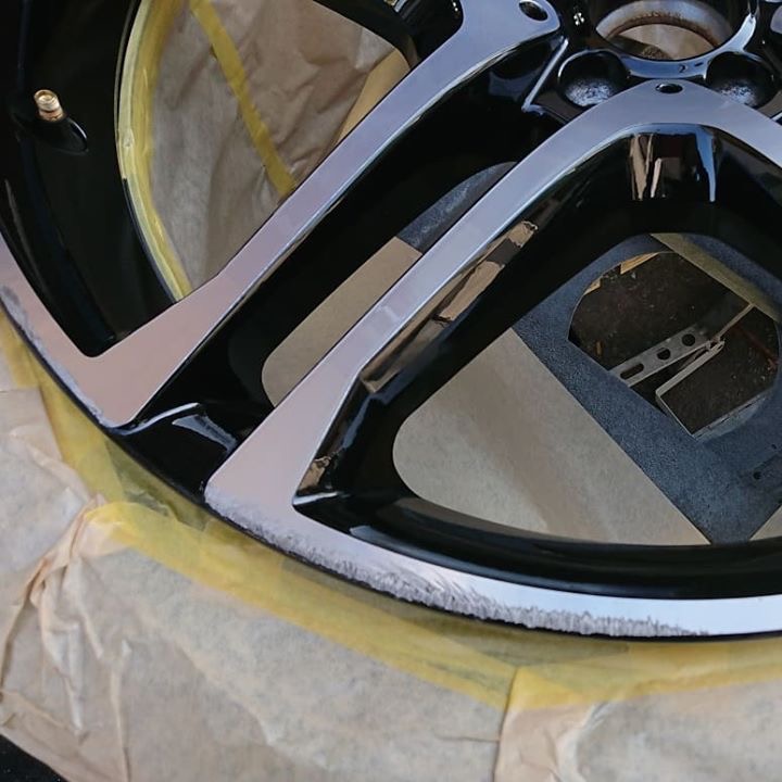AMGダイヤカットホイール 施工前
