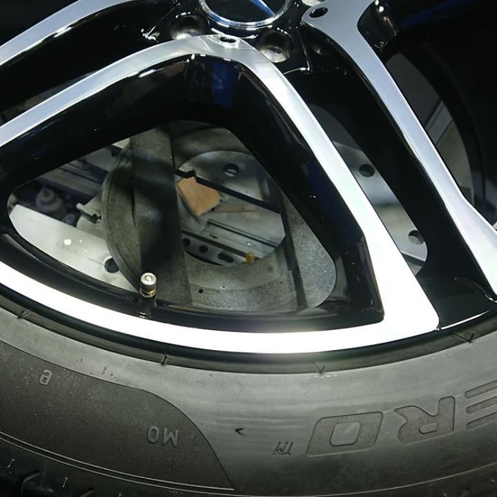 AMGダイヤカットホイール 施工後