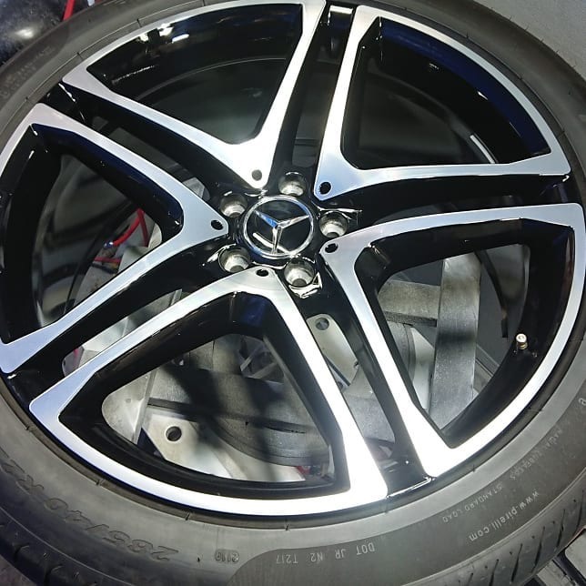AMGダイヤカットホイール 施工後