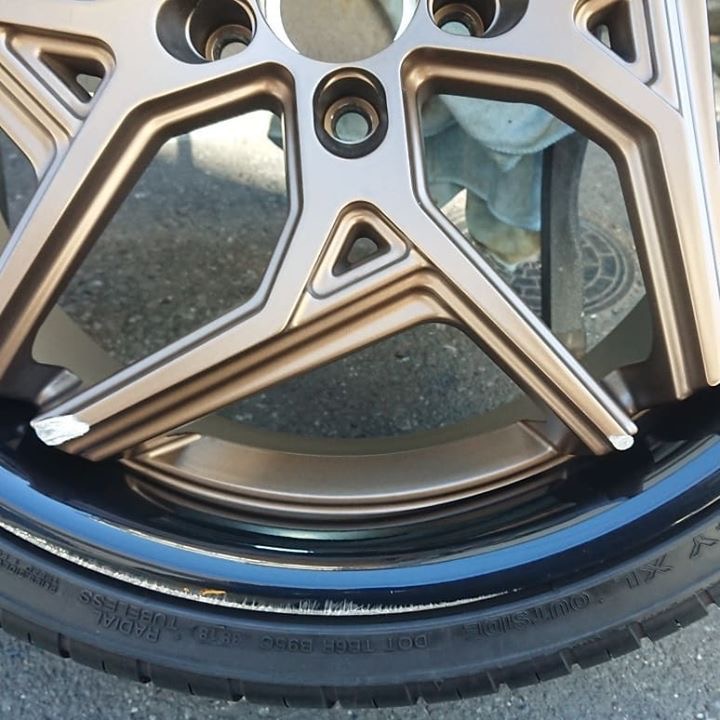 LEXANIホイール 施工前