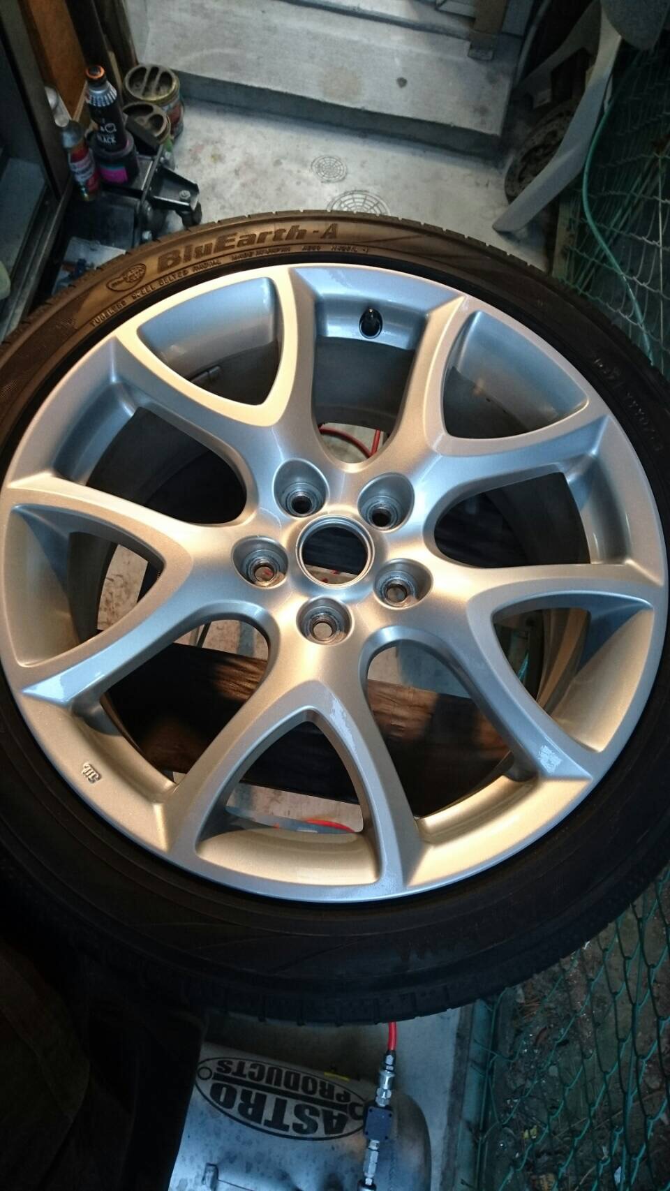 MAZDA 純正ホイール 修理後