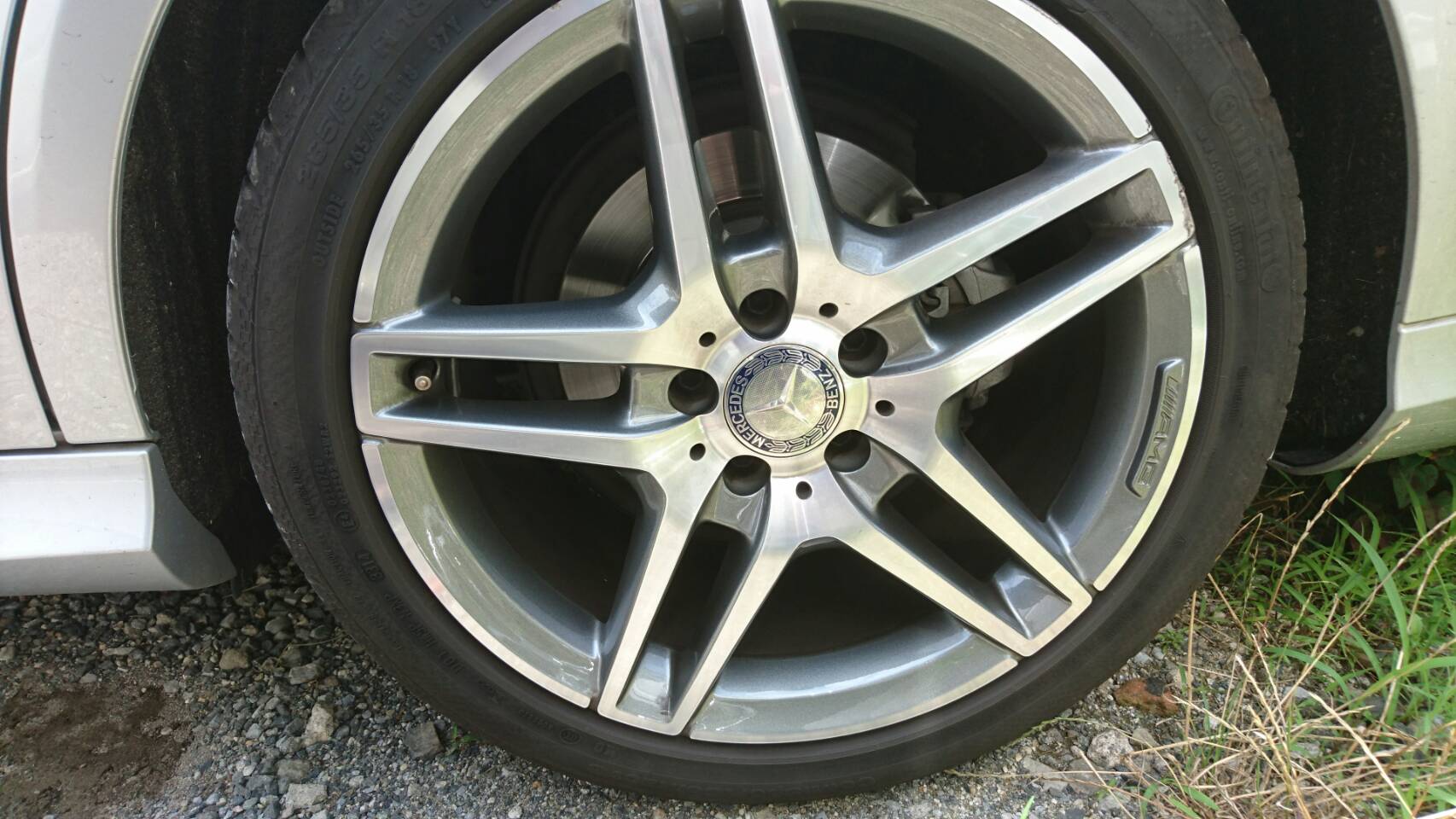 AMGホイール 施工前