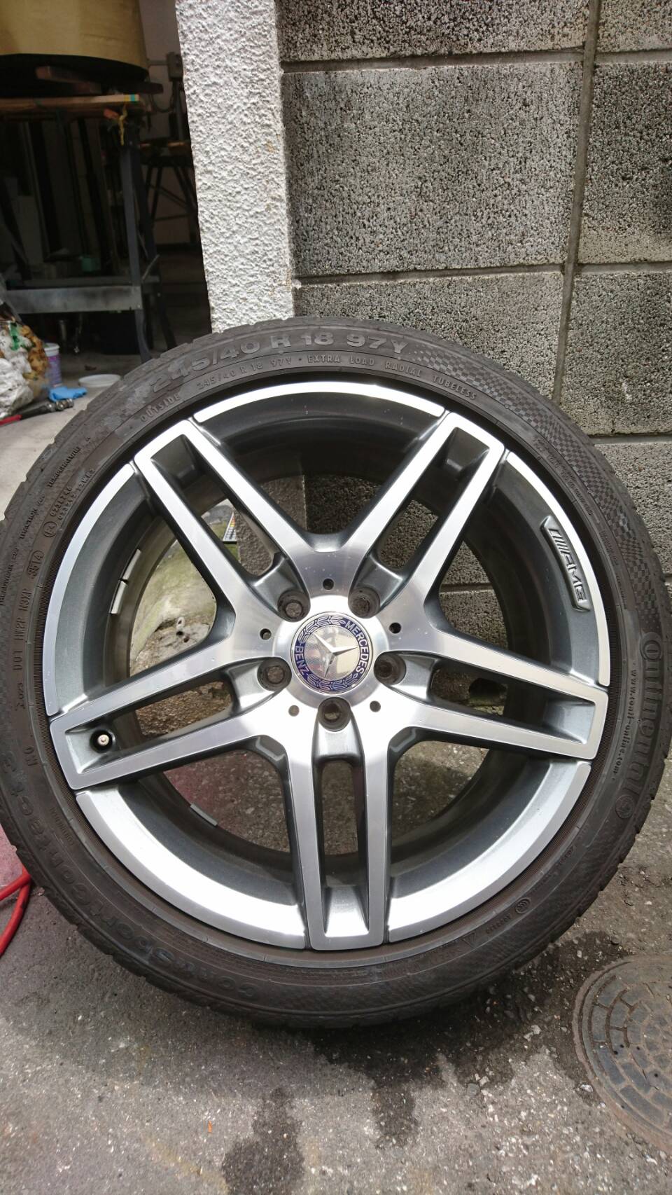AMGホイール 施工後