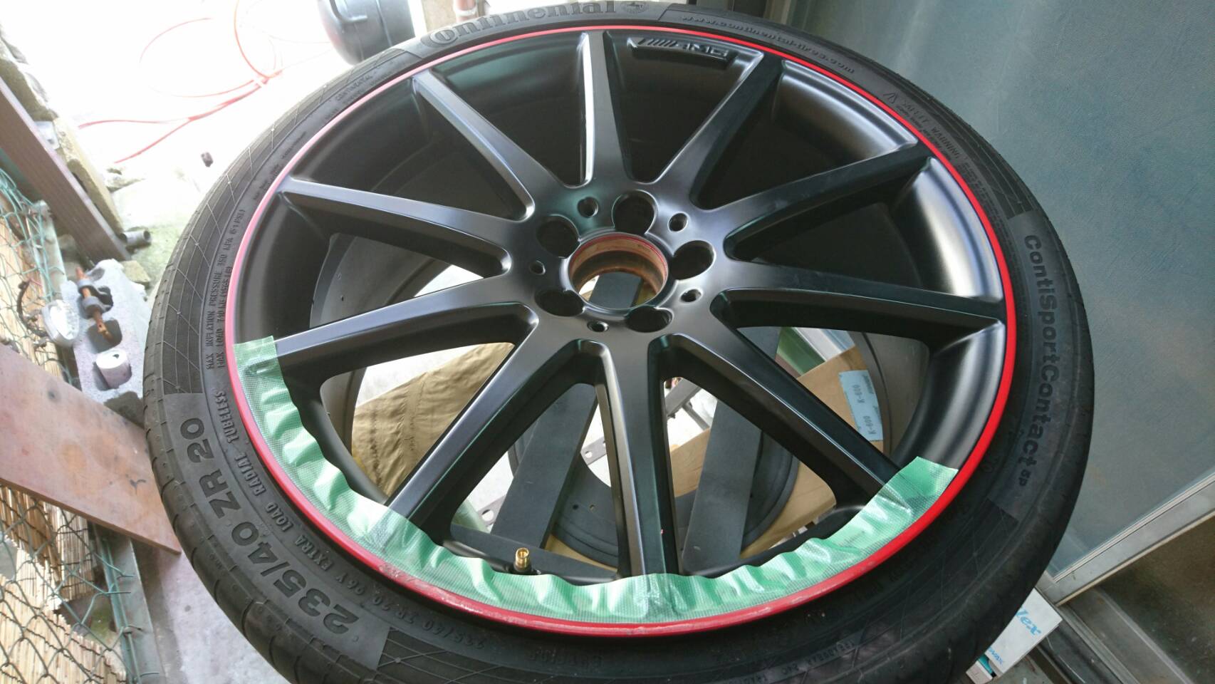 GLA ホイールリペア 施工前