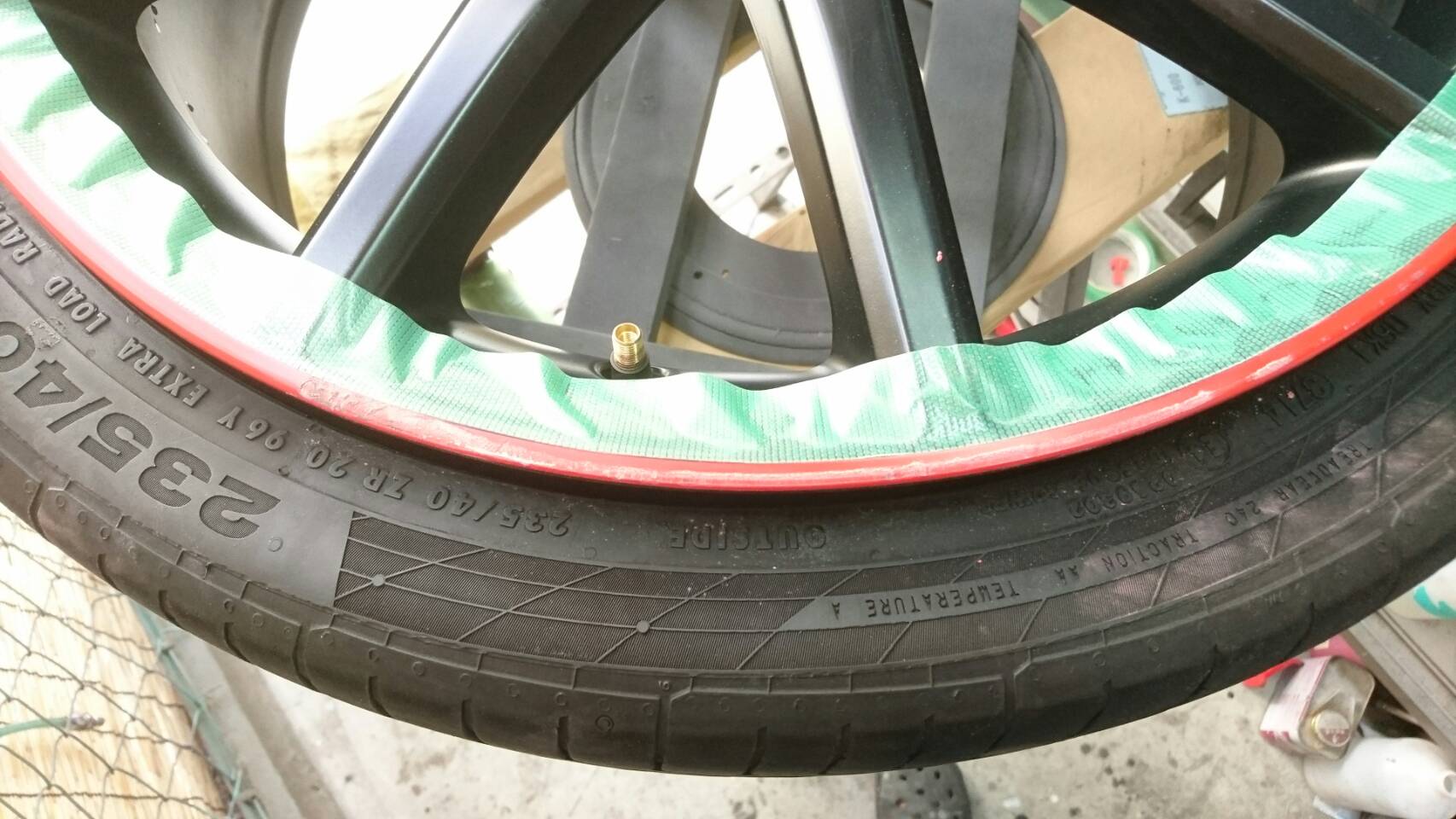GLA ホイールリペア 施工前