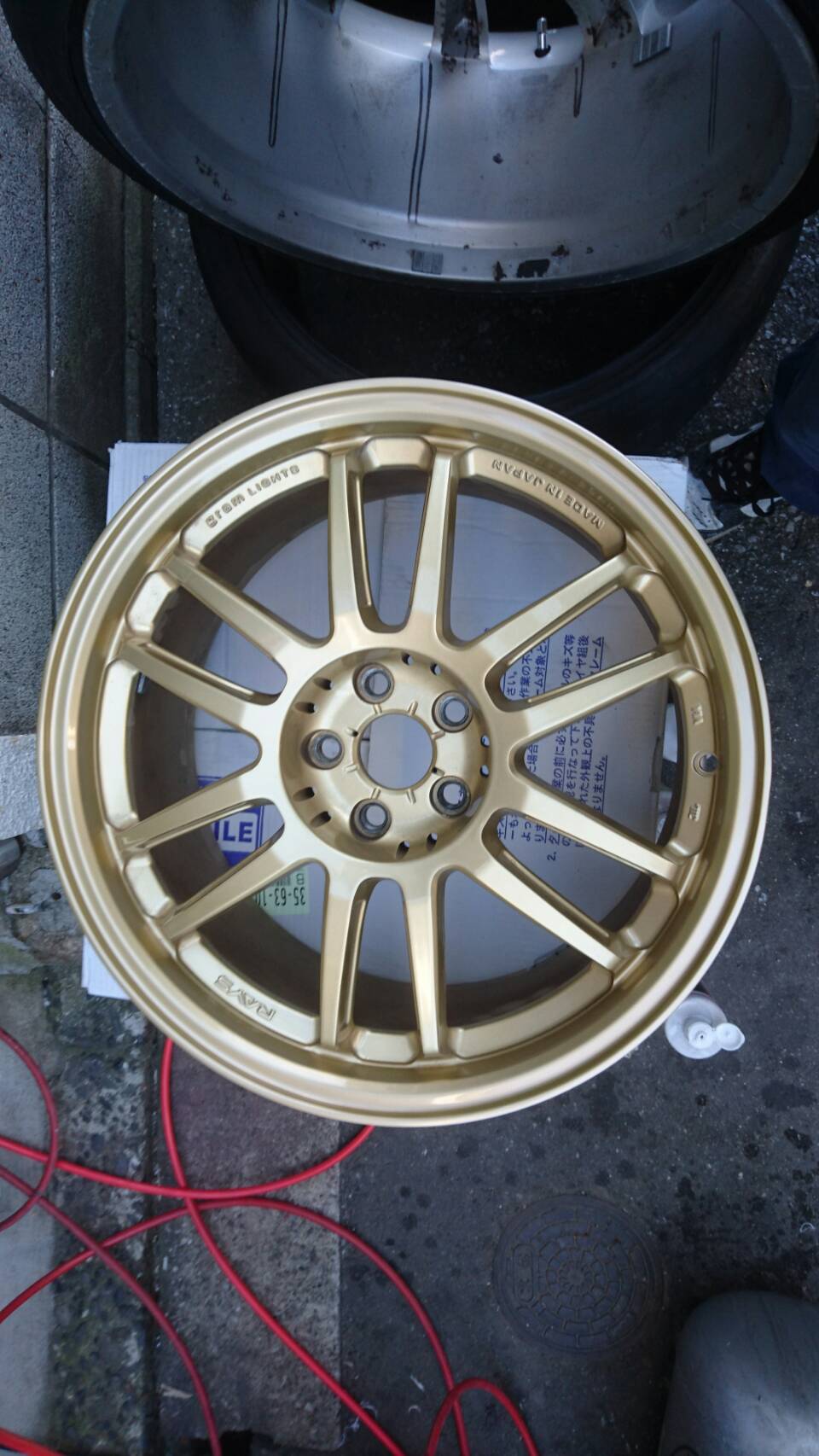 レイズ ホイールリペア 施工後