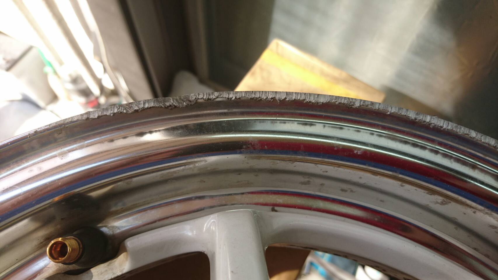 ホイール4本リペア 施工前