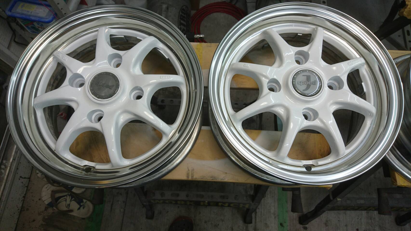 ホイール4本リペア 施工後