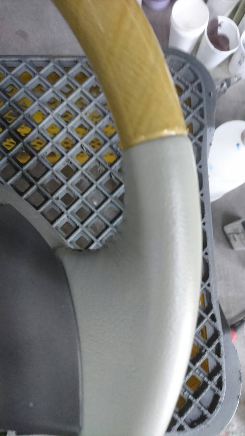 エスティマ ステアリングリペア 施工後