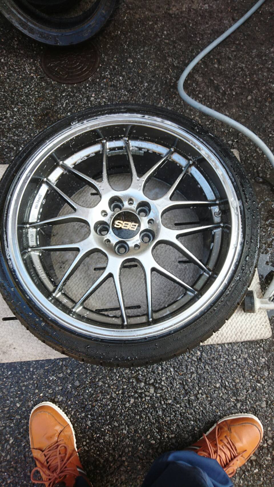 BBSホイール 施工前