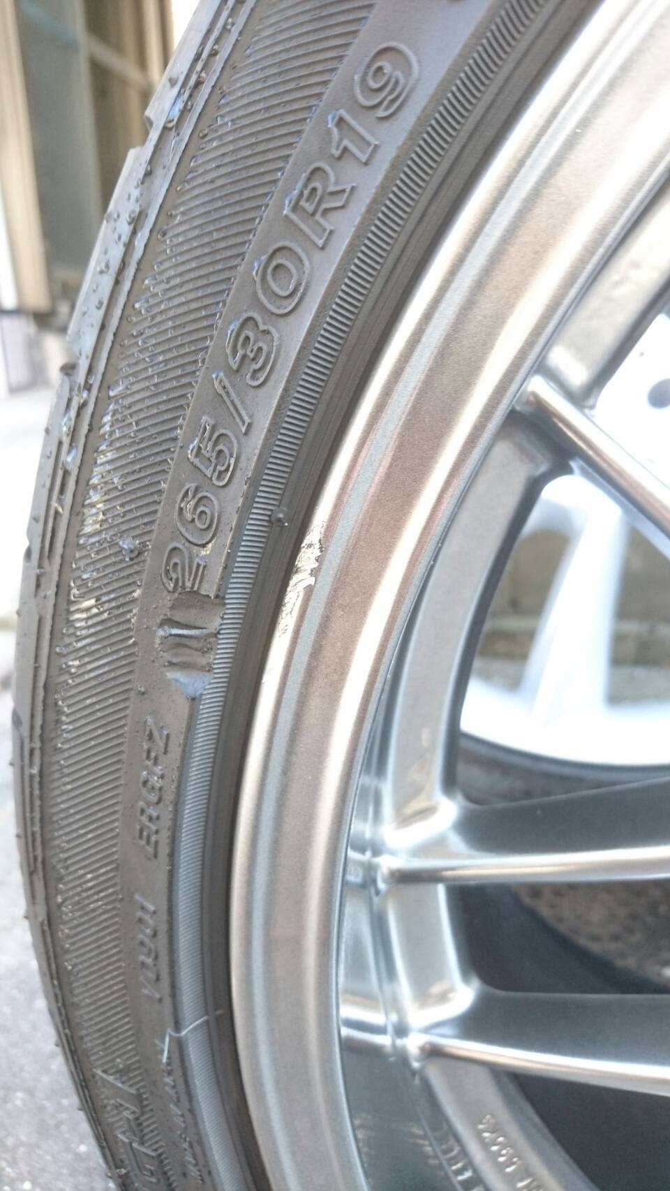 BBSホイール 施工前