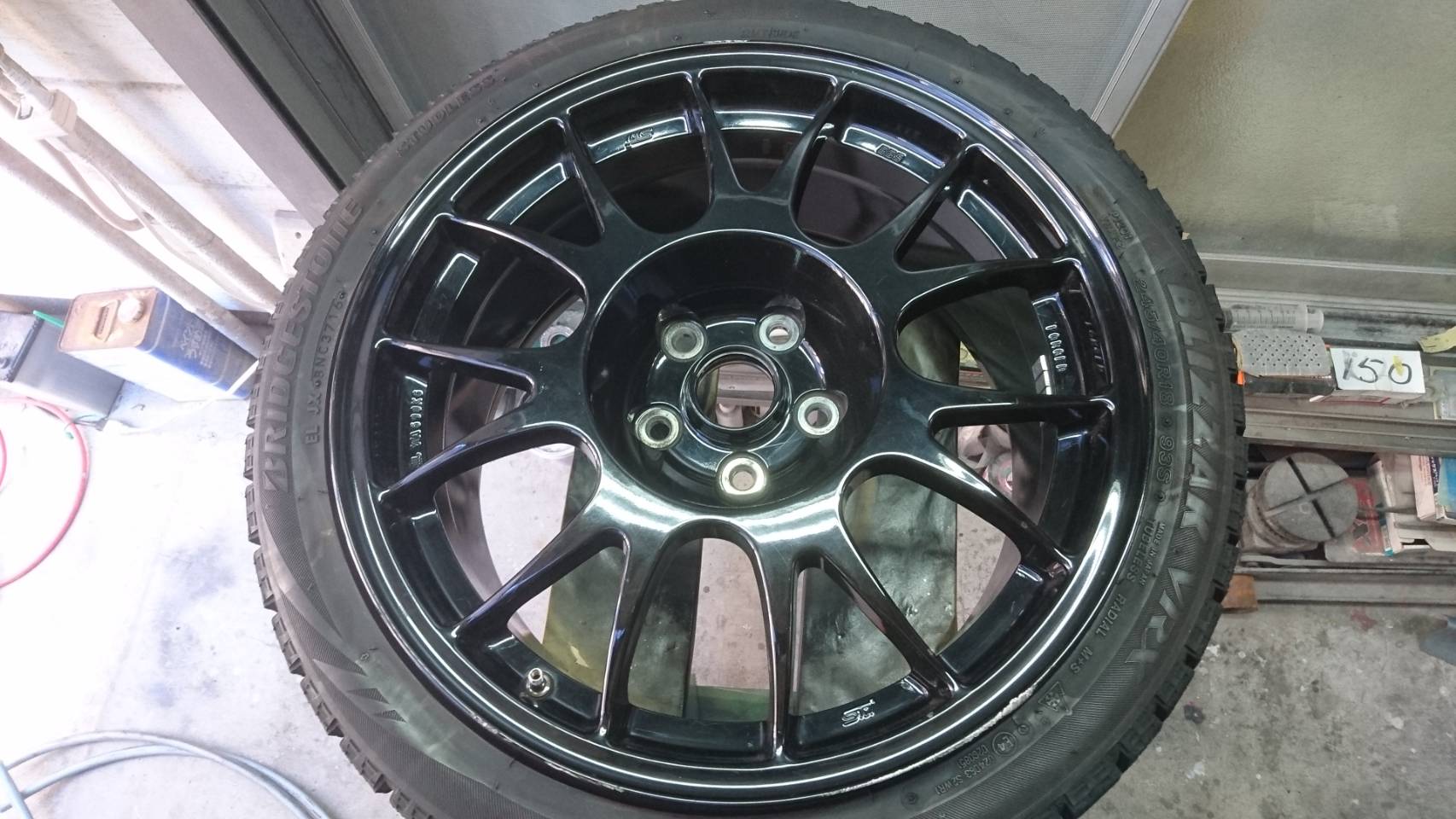 STiホイールリペア 施工前