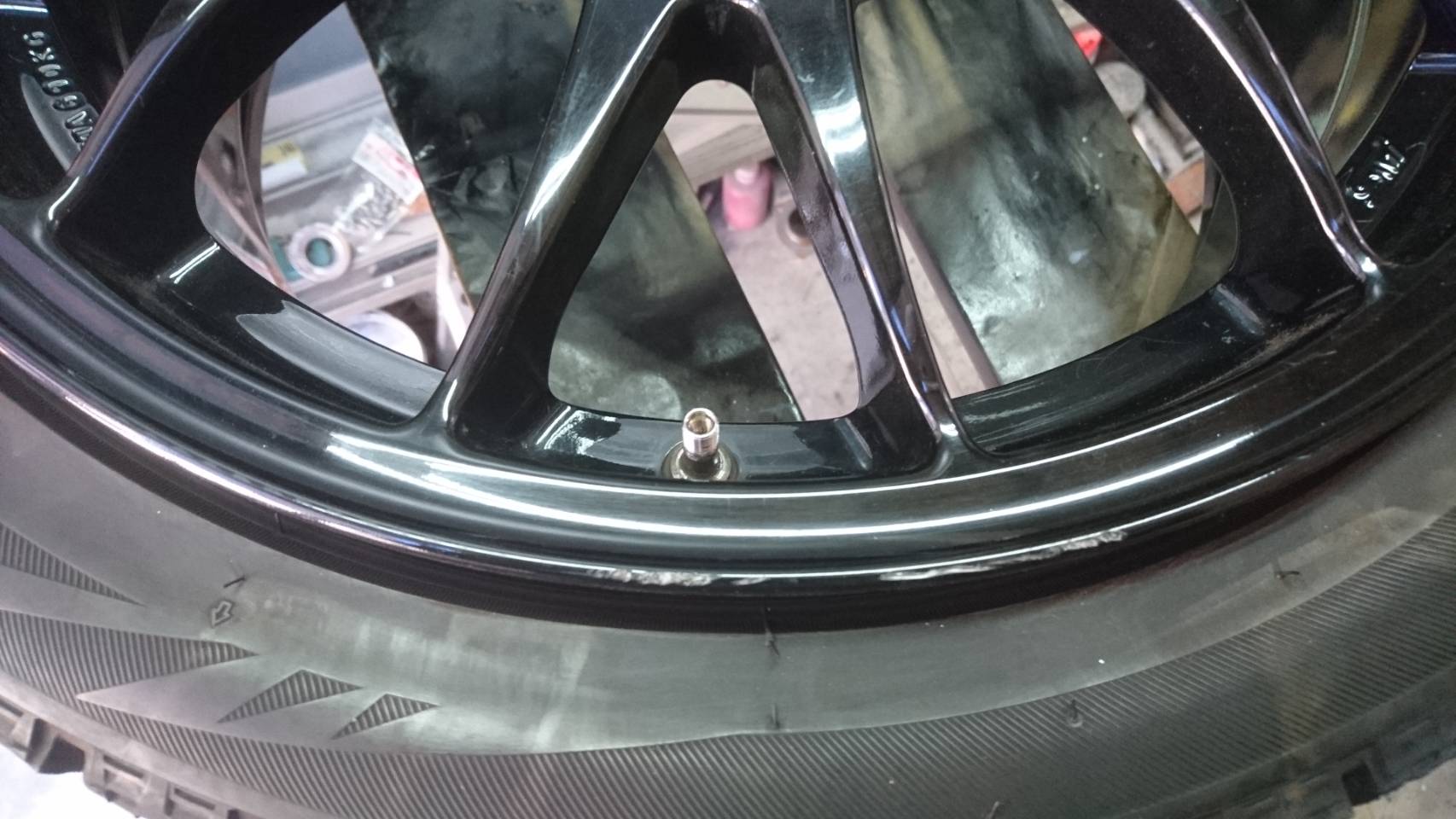 STi ホイールリペア 施工前