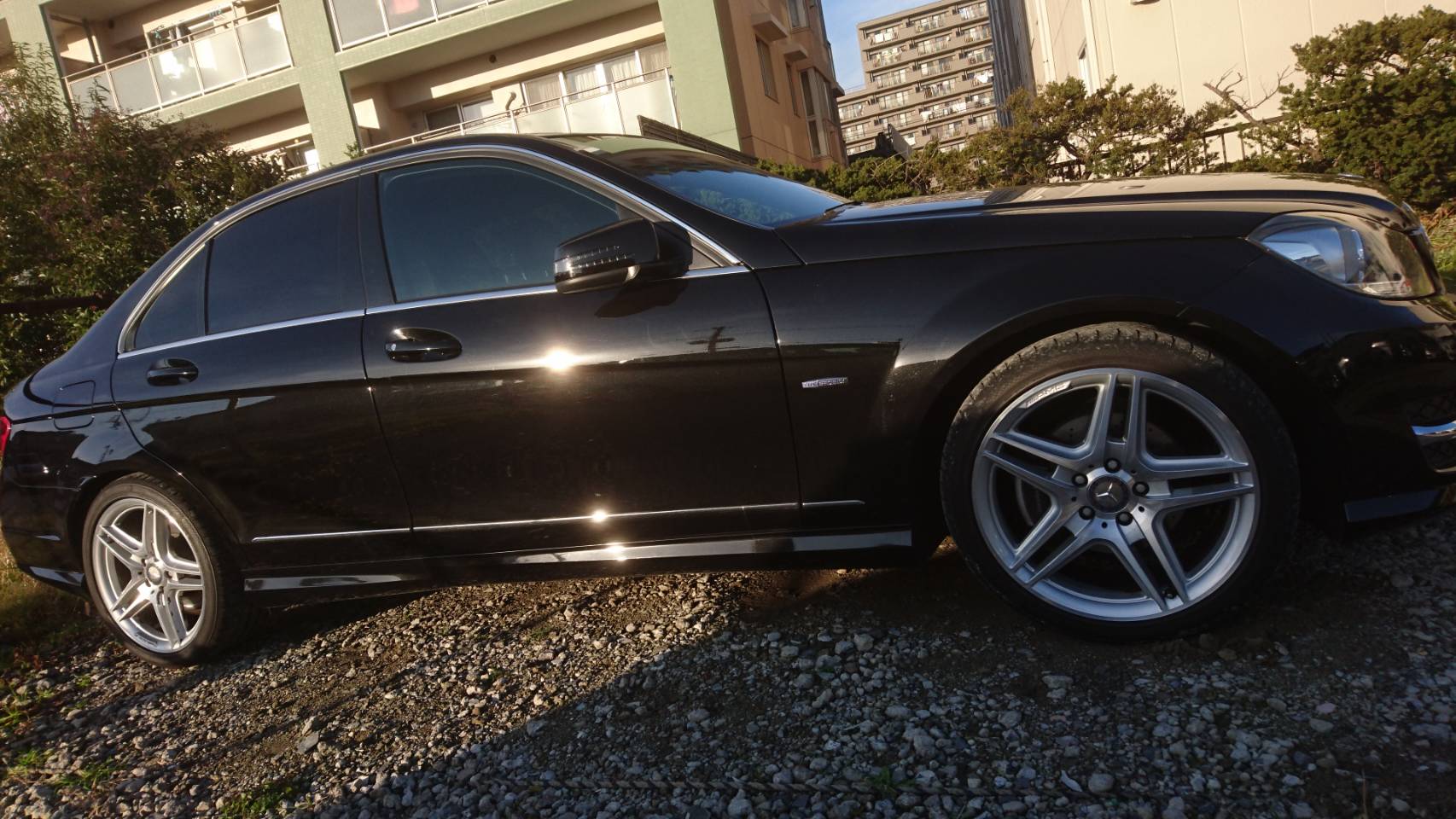 AMGホイール カラーチェンジ 施工前