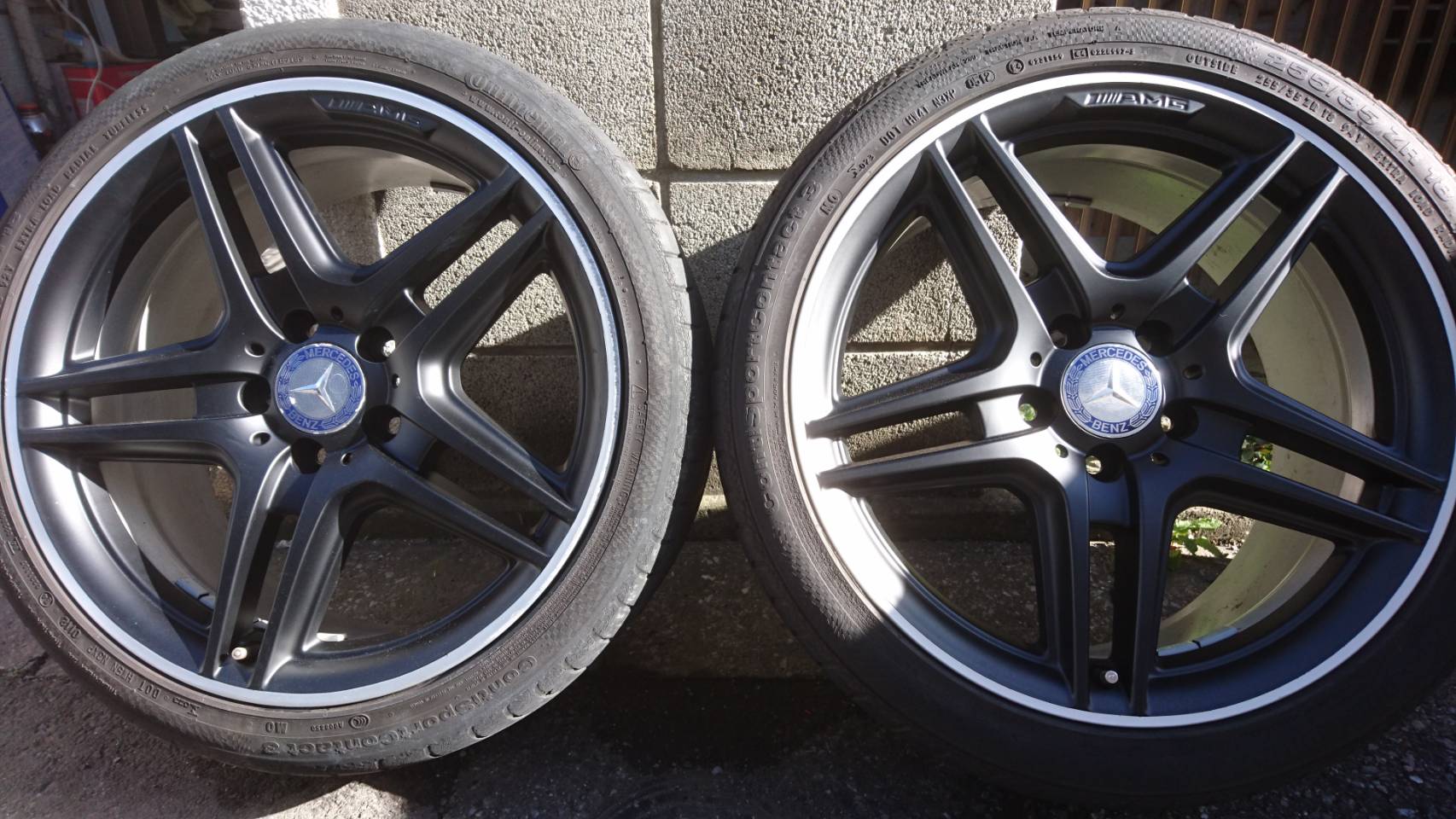 AMGホイール カラーチェンジ 施工後