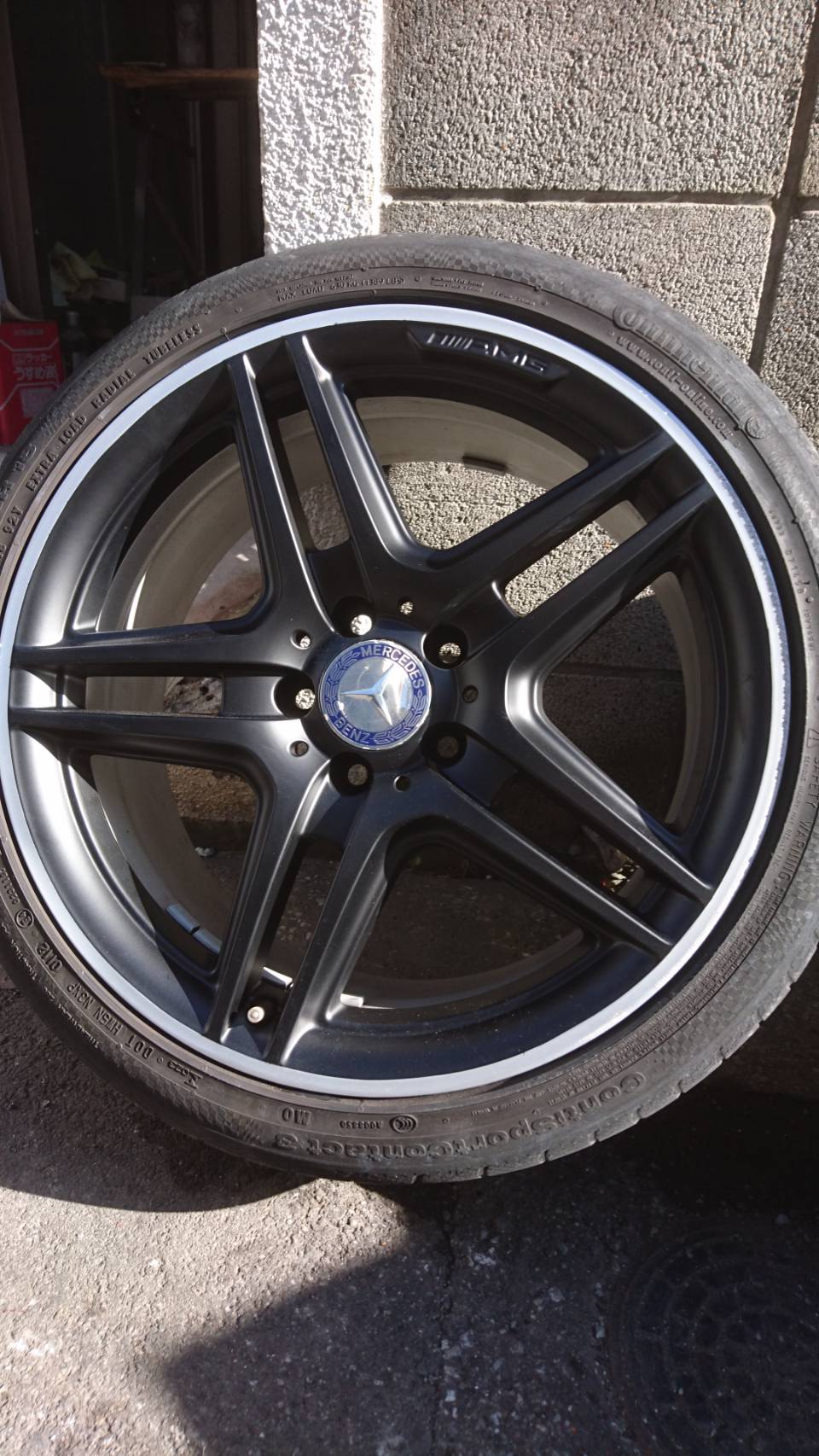 AMGホイール カラーチェンジ 施工後