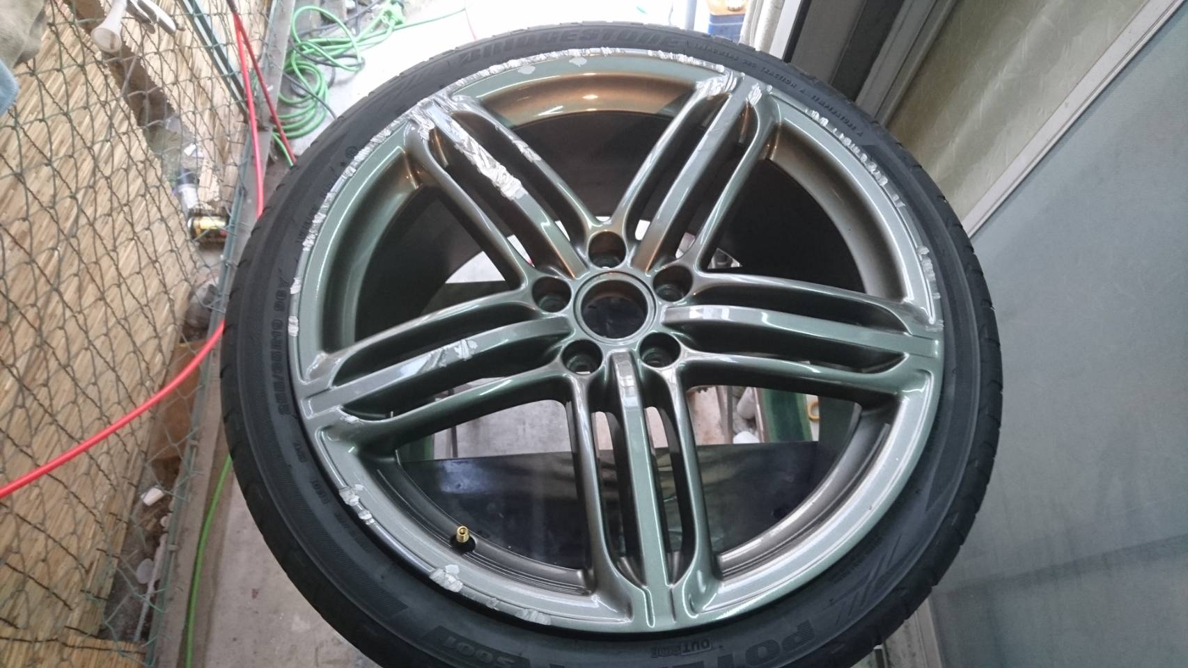 アウディTT ホイールリペア 施工前