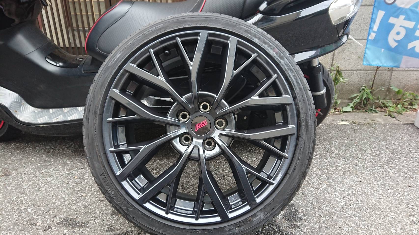 インプレッサWRX ホイールリペア 施工後