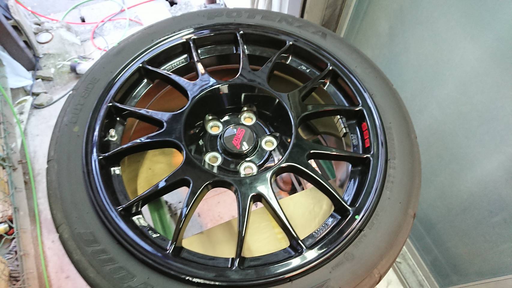 STiホイール 施工前