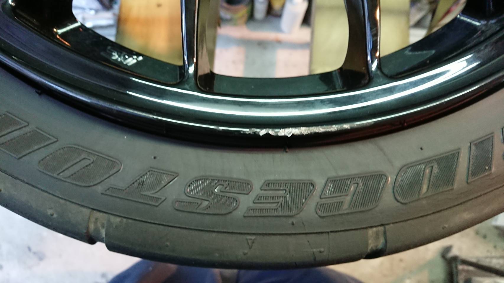 STiホイール 施工前