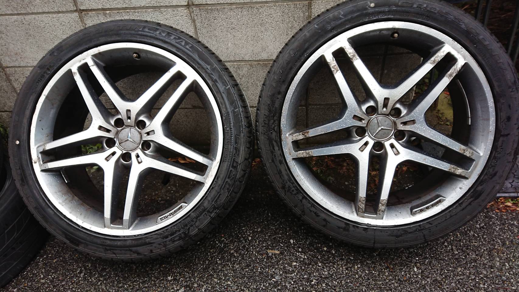 AMGホイールリペア 施工前