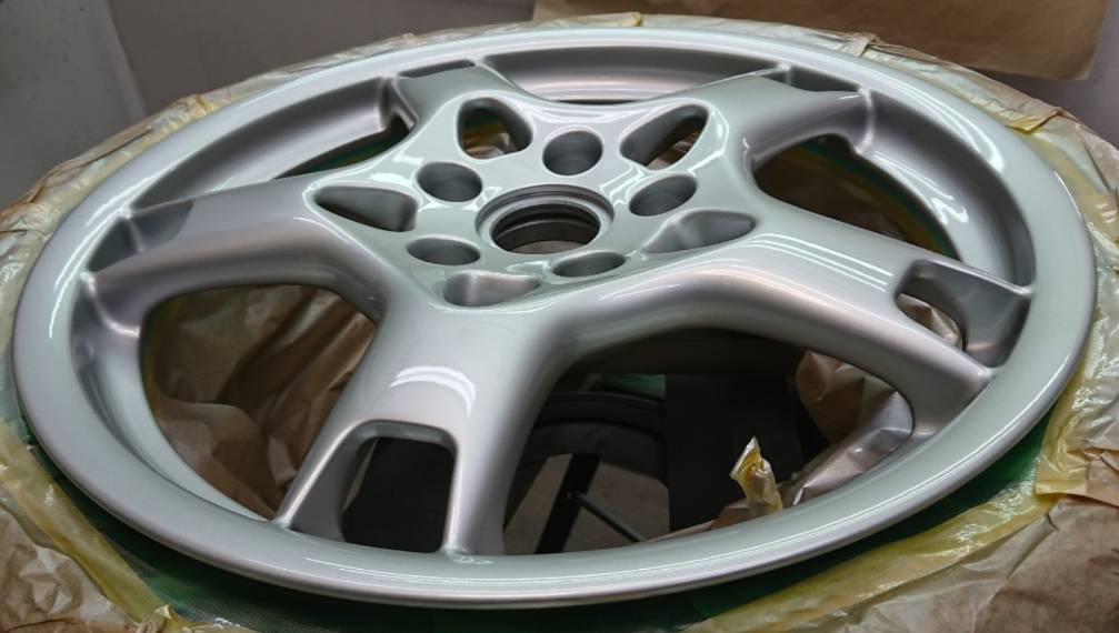 ポルシェ996 ホイールリペア 施工後