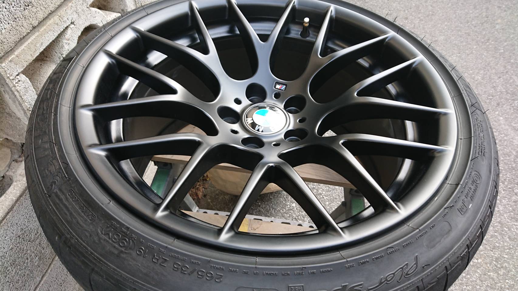 BMW Mスポーツ マットブラック 施工後