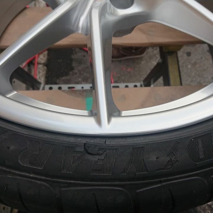ポルシェ ホイールリペア 施工後