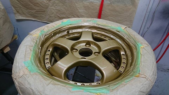 SSRホイール カラーチェンジ 施工後