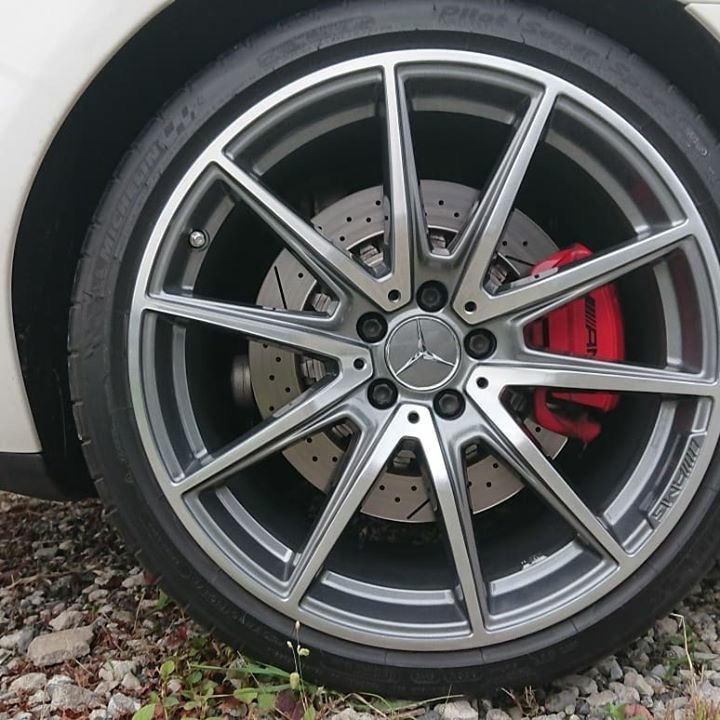 メルセデスベンツGTS ホイール2本リペア 施工後