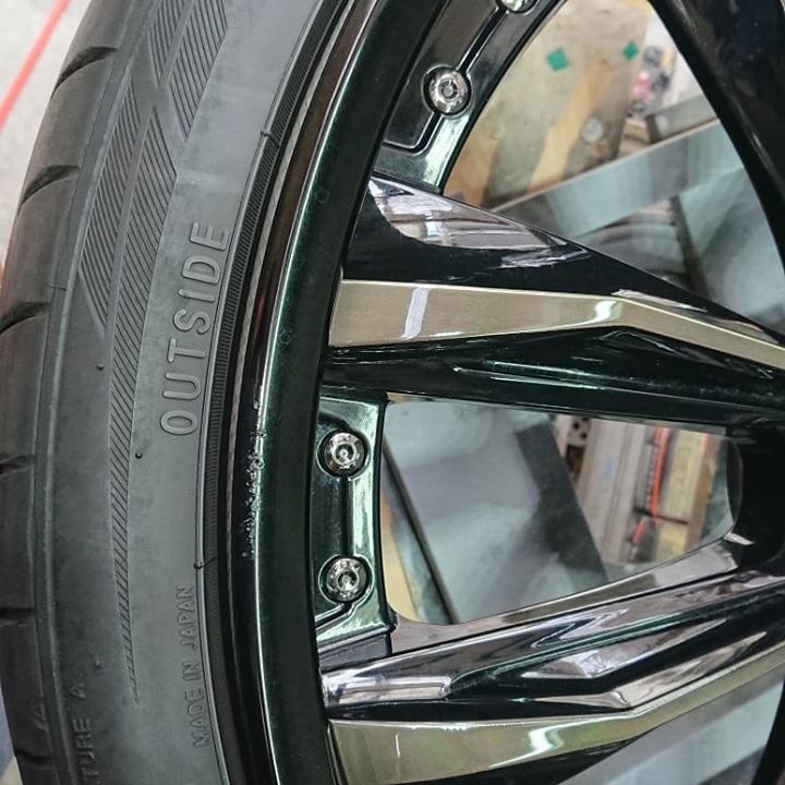 クレンツェ 21インチホイール 施工前