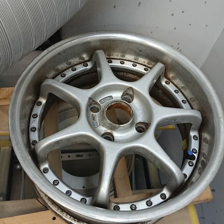 エンケイホイール ディスク再塗装 施工前