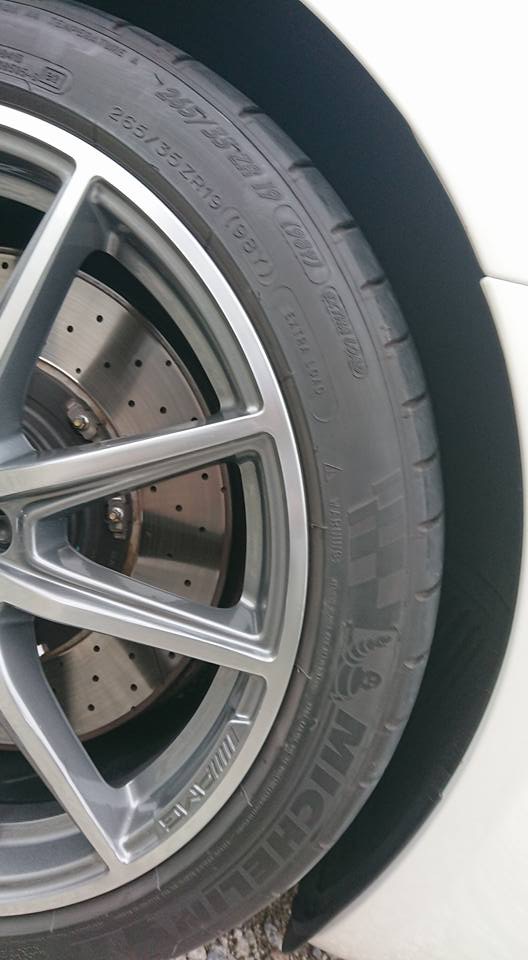 メルセデスベンツGTS ホイール2本リペア 施工後