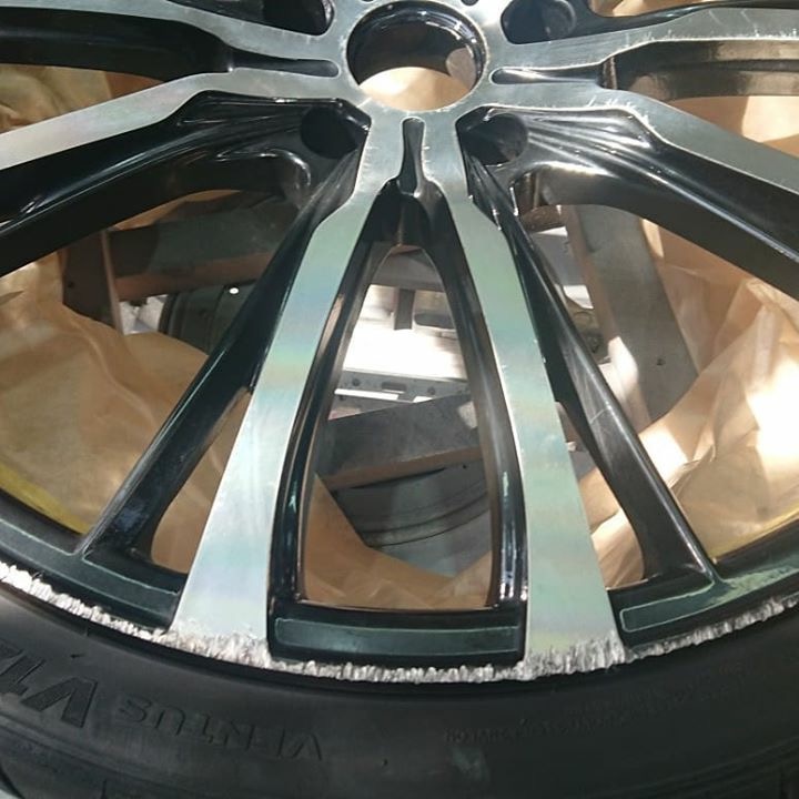 ダイヤカットホイール 施工前