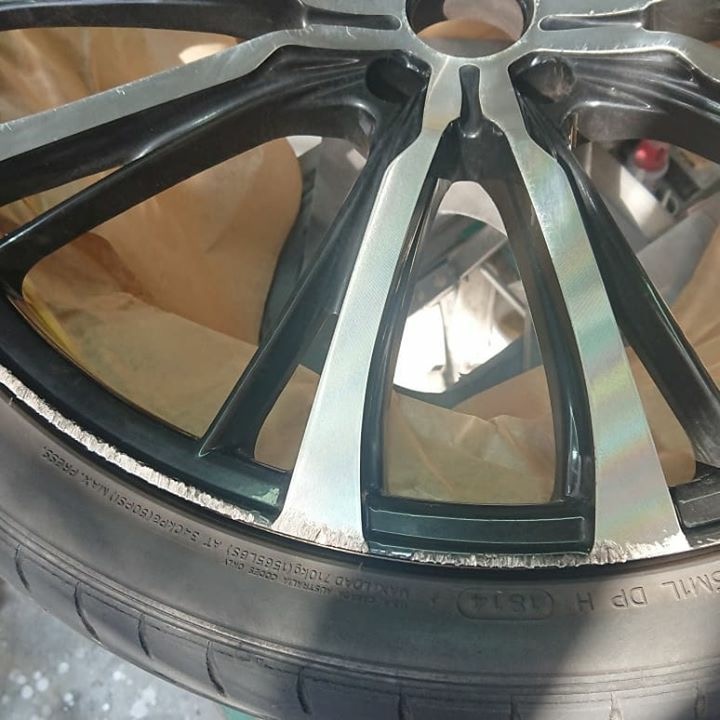 ダイヤカットホイール 施工前