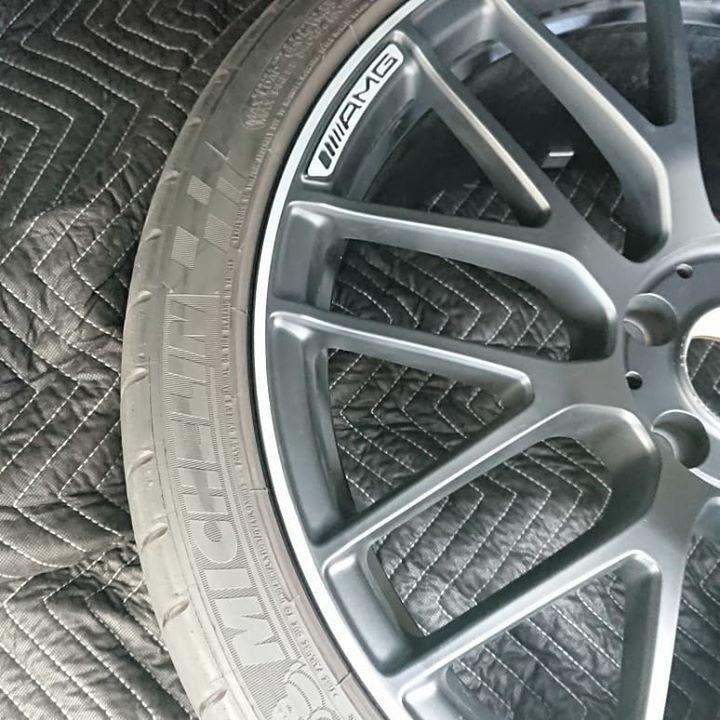 AMGホイール マットブラック 施工後