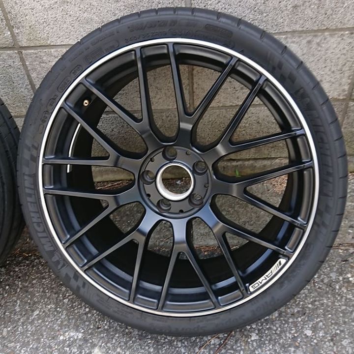 AMGホイール マットブラック 施工前