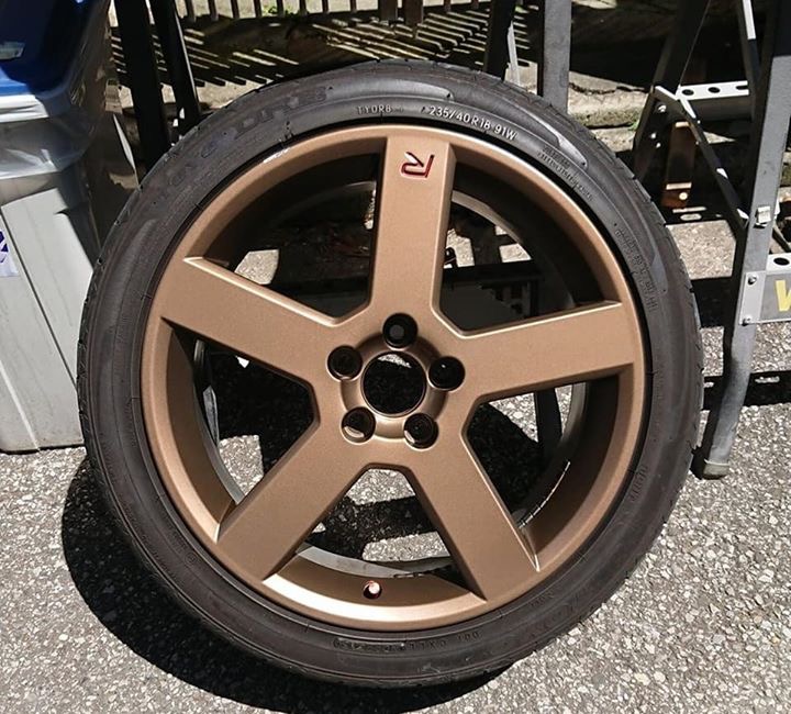 ボルボV70 ホイールリペア 施工前