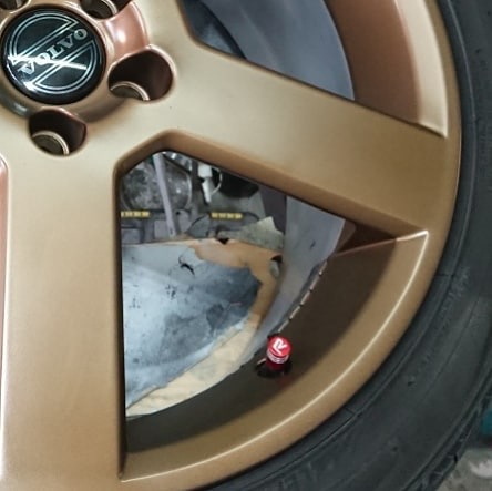 ボルボV70 ホイールリペア 施工後