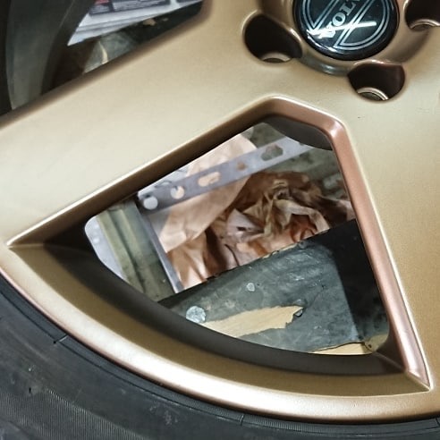 ボルボV70 ホイールリペア 施工後