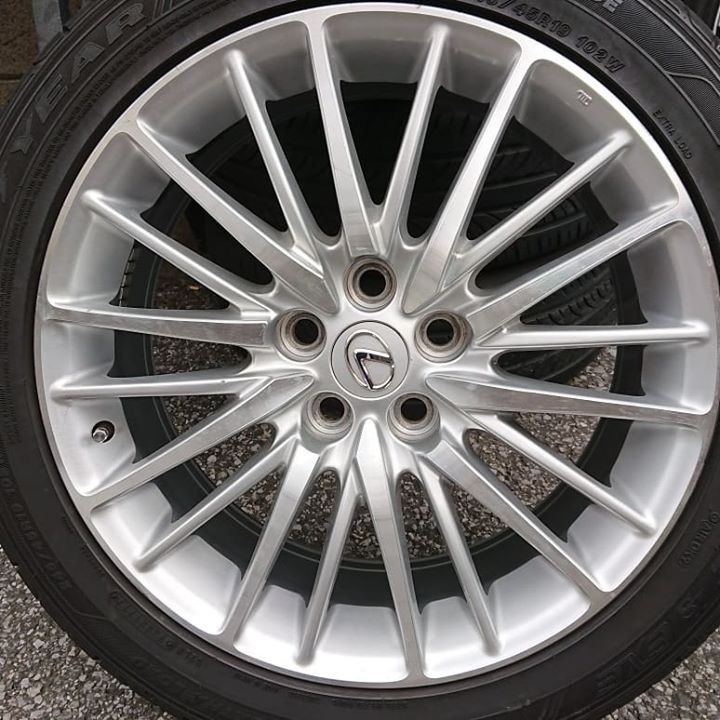 レクサスLS460 純正ホイール 施工前